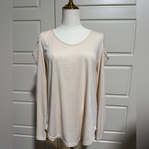 Elegant Cream Women's Top